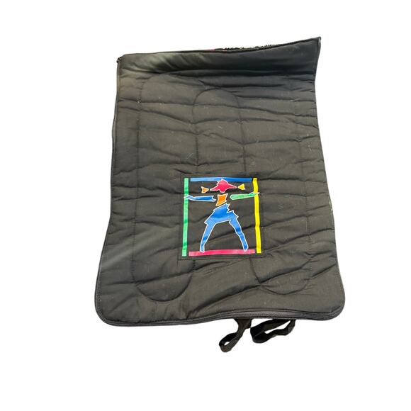 American girl Other - American Girl‎ Doll Sleeping Bag – Zip-Up Black Quilted w/ AG Print – Retired